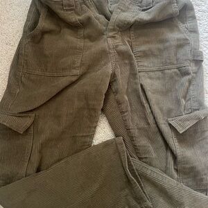 Women’s Olive Corduroy Pants